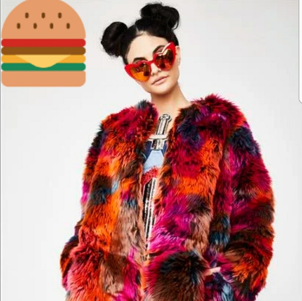 Plush Funk Faux Fur Jacket NWOT